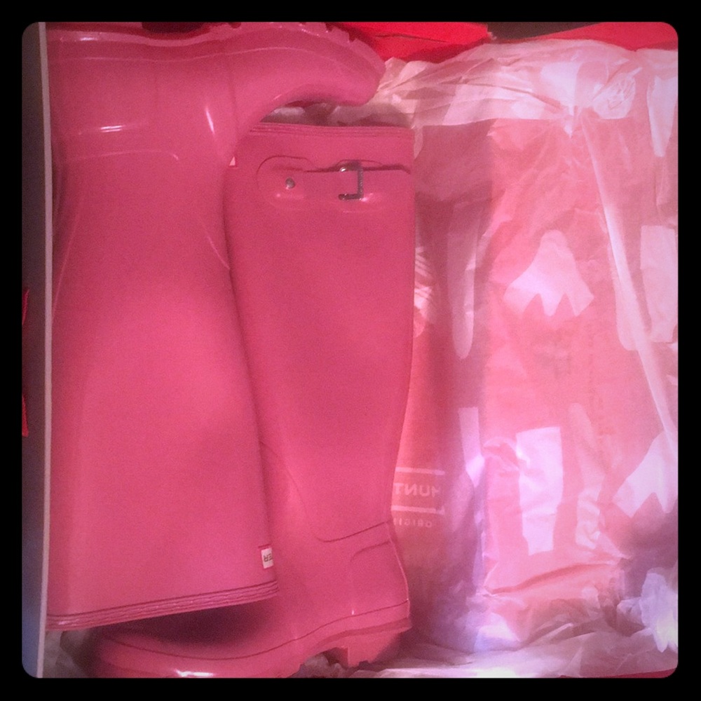 NIB Hunter Tall Gloss Rhodonite Pink hard to find